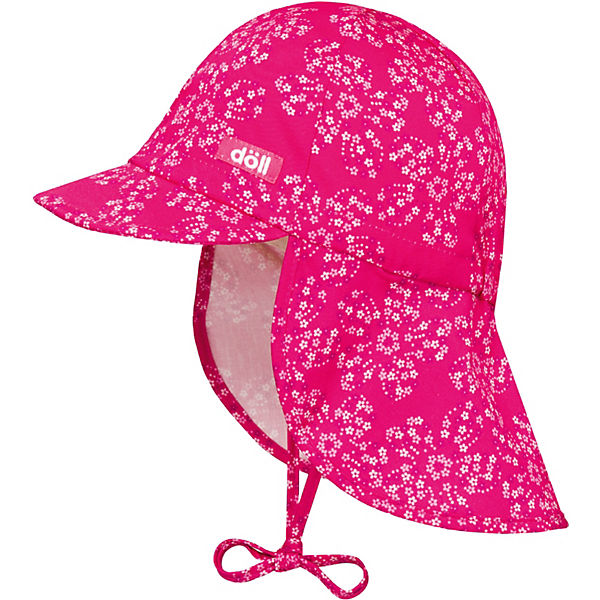 Bindemütze mit Nackenschutz für Mädchen, UV-Schutz