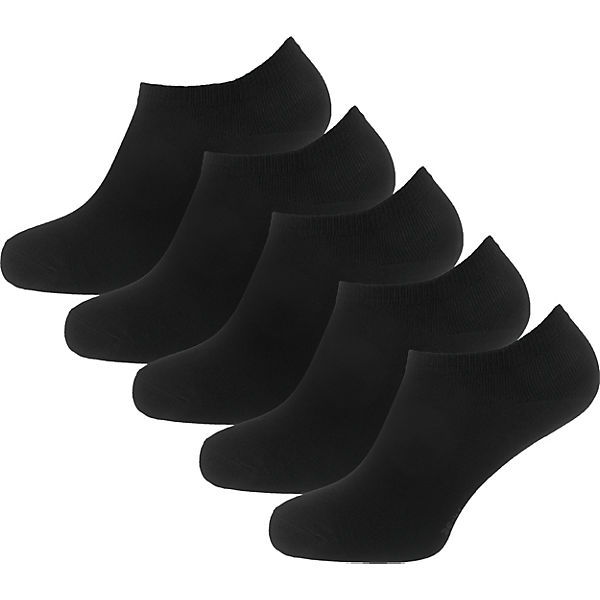 5er Pack Solid-solid Sneakers 5-pack Sneakersocken