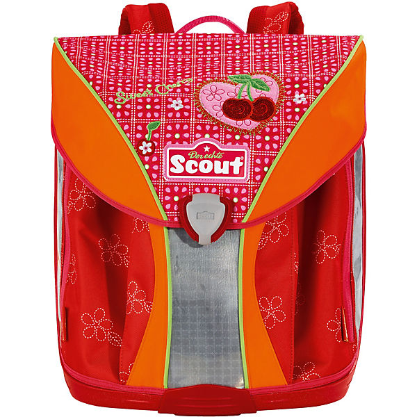 Scout Schulranzenset NANO Sweet Cherry, 4-tlg. (Kollektion 2016)