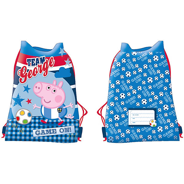 Sportbeutel Peppa Pig blau