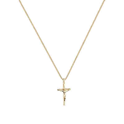 Goldhimmel Halskette Kreuz Konfirmation Kommunion Jesus 925 Silber 2
