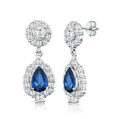 Ohrringe Tropfen Zirkonia Glamour Elegant 925 Silber