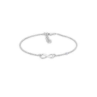 Armband Infinity Basic Diamant (0.02 ct) 925 Silber