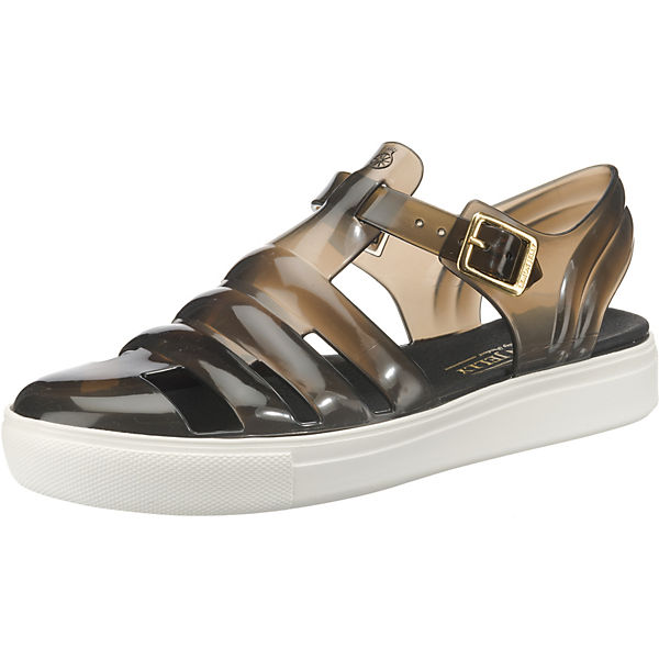 CRYSTAL Riemchensandalen, Gummi