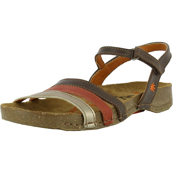 0998 Memphis Brown-Champagne /I Breathe T-Steg-Sandalen
