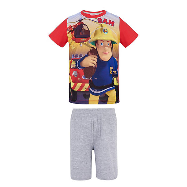 Feuerwehrmann Sam Shorty-Pyjama für Jungen