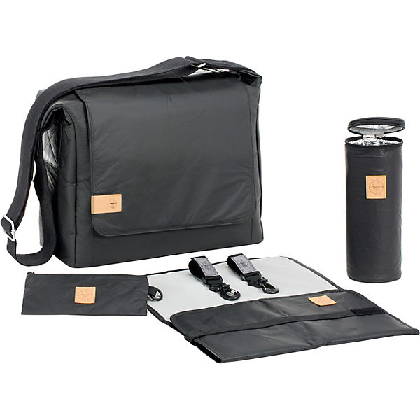 Wickeltasche Messenger Bag Tyve, Greenlabel, black