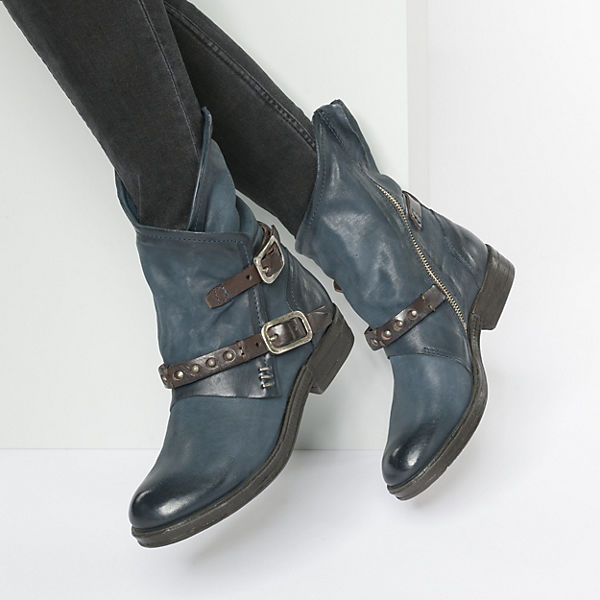 Klassische Stiefeletten S 98 A blau AZEqgx