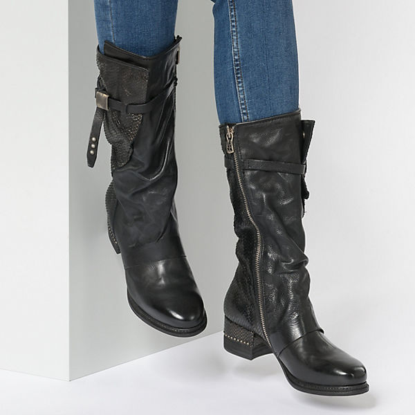Stiefel A Klassische S 98 schwarz Spnnq1Bw