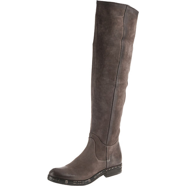 Stiefel A 98 Overknee S grau kombi twaqA86