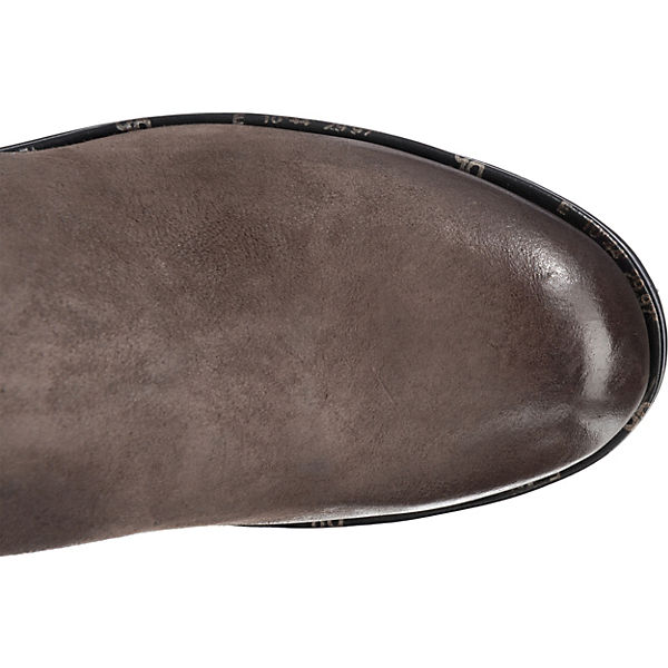 Stiefel A 98 Overknee S grau kombi twaqA86