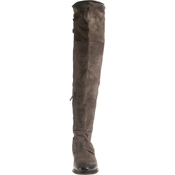 Stiefel kombi 98 grau S Overknee A fxwgPq0Yn