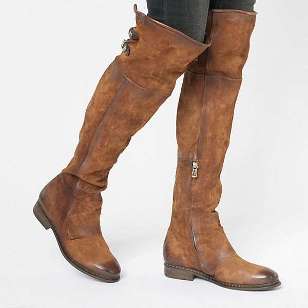 Overknee kombi Stiefel braun A 98 S fqxX8wn1E