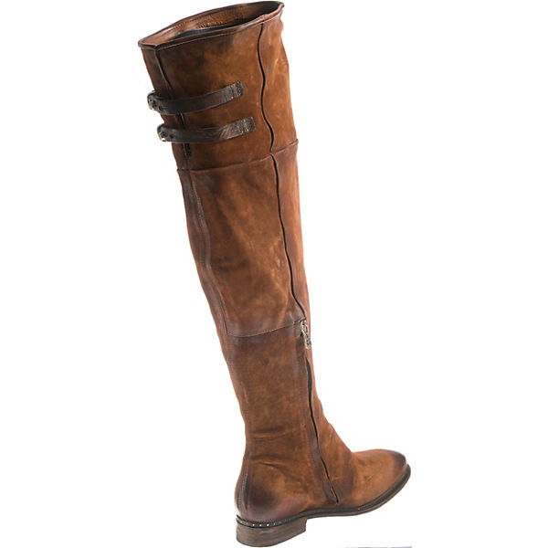 Overknee kombi Stiefel braun A 98 S fqxX8wn1E