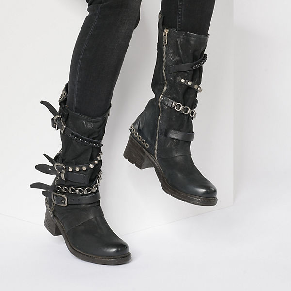Stiefel schwarz S 98 A Klassische UqYwPSgB