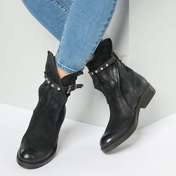 S Klassische schwarz Stiefeletten A 98 wX7dxvqv