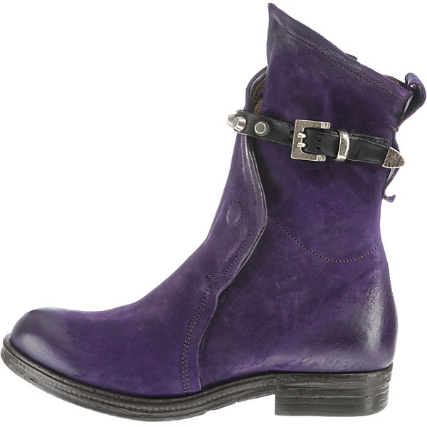 Klassische Stiefeletten 98 A violett S 7WS8qAcw0x