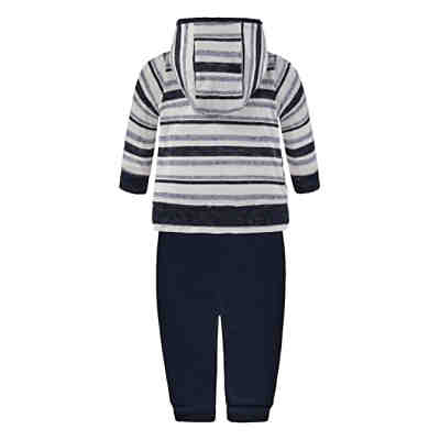 Baby Set: Sweatjacke mit Kapuze + Langarmshirt + Hose Rallyemotiv für Jungen 2