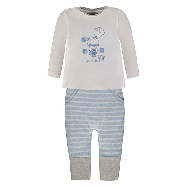 Baby Set: Langarmshirt + Hose Superheld Motiv für Jungen