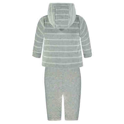 Baby Set: Sweatjacke mit Kapuze + Langarmshirt + Jogginghose für Jungen 2