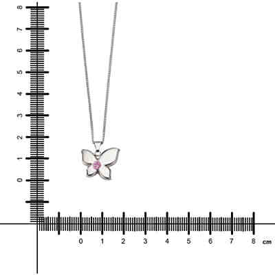 Crystelle Silber Anhänger mit Kette 925/- Sterling Silber Swarovski Halsketten 2