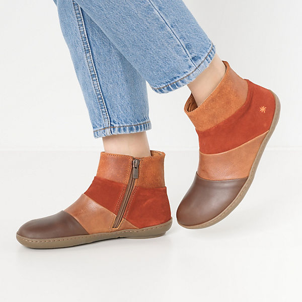 Stiefeletten Kio Klassische Stiefeletten Klassische braun Kio braun orange 41wqOvfv