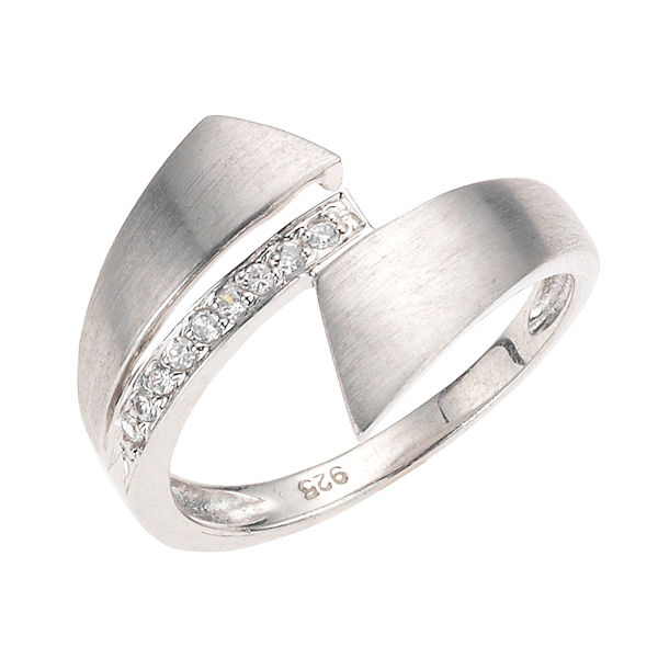 925/- Sterling Silber Zirkonia weiß