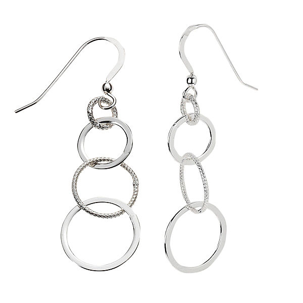 ZEEme Silver Ohrhaken 925/- Sterling Silber 52mm langOhrringe