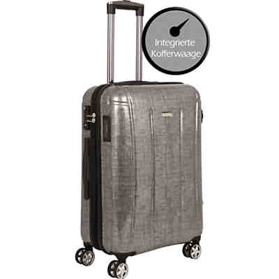 Franky Travel 4-Rad Trolley 65cm mit integrierter Kofferwaage PCS1Koffer