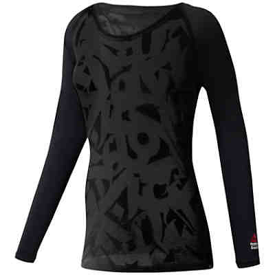Langarmshirt Burnout LS Tee mit aktivem Feuchtigkeitsmanagement CD6455