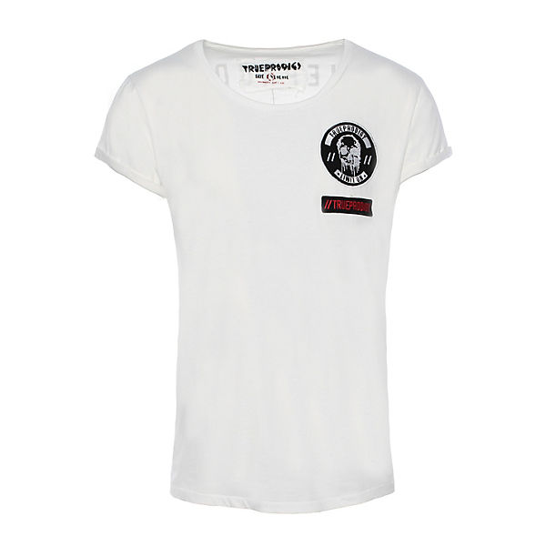 T-Shirt No Limits - No Rules mit Print und Patches