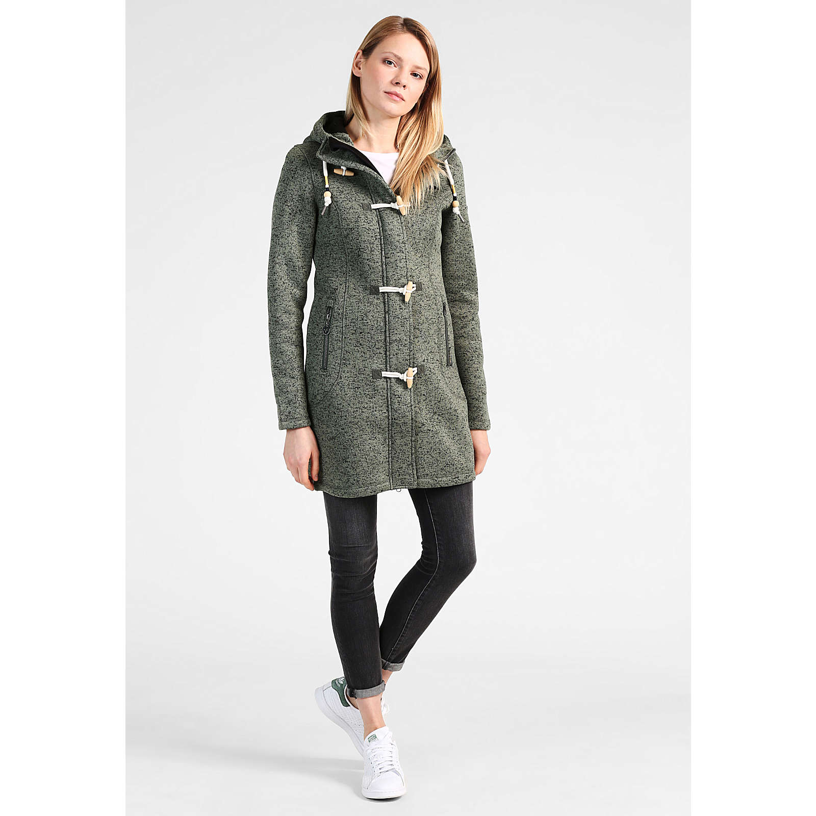 SCHMUDDELWEDDA Damen Dufflecoat grün Damen Gr. 40 SCHMUDDELWEDDA Damen Dufflecoat grün Damen Gr. 40