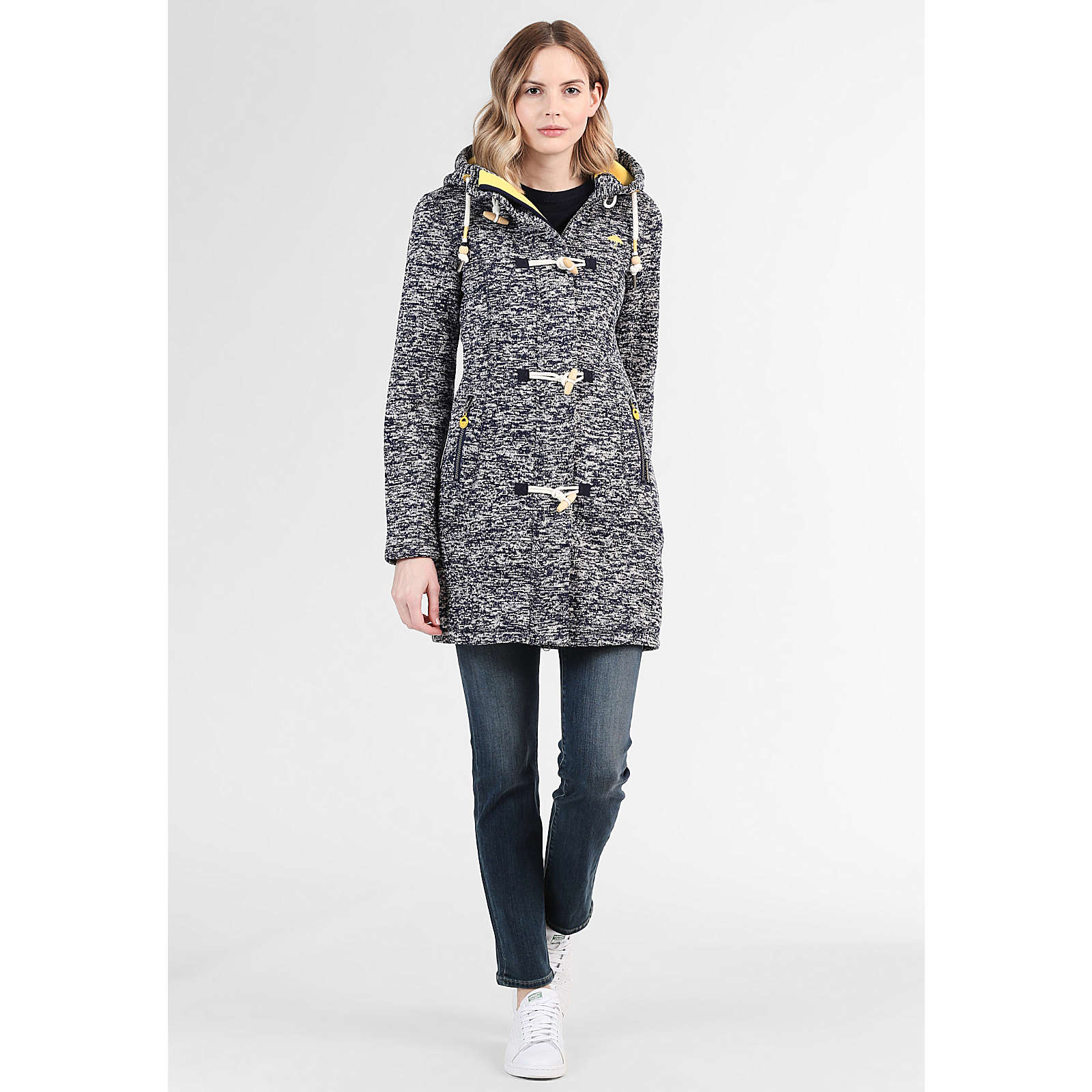 SCHMUDDELWEDDA Damen Dufflecoat blau Damen Gr. 40 SCHMUDDELWEDDA Damen Dufflecoat blau Damen Gr. 40