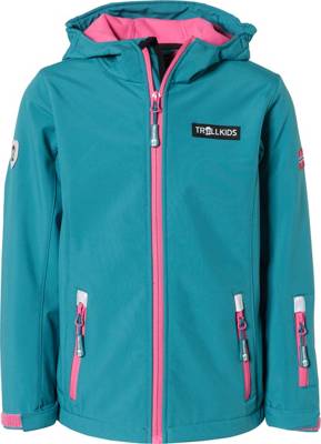 TROLLKIDS Softshelljacke OSLOFJORD für Mädchen grün