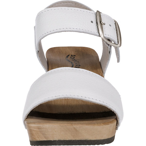 Schuhe Clogs SOFTCLOX Kea Plateau-Sandaletten weiß Modell 1