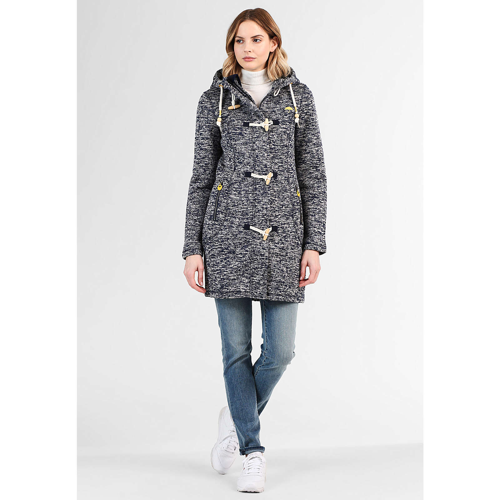 SCHMUDDELWEDDA Damen Dufflecoat blau Damen Gr. 36 SCHMUDDELWEDDA Damen Dufflecoat blau Damen Gr. 36