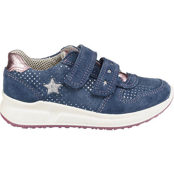 Schuhe Sneakers Low superfit Sneakers Low MERIDA HS WMS Weite M4 für Mädchen Sterne blau-kombi