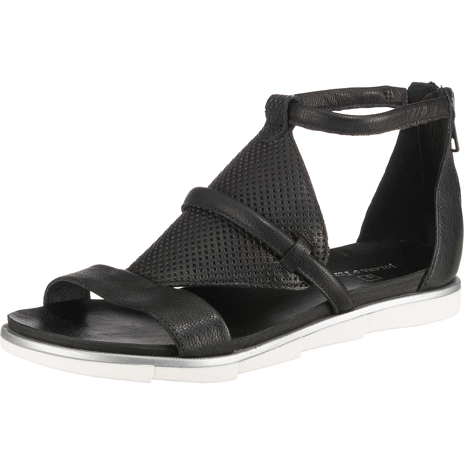 JOLANA & FENENA Riemchensandalen schwarz Damen Gr. 42 JOLANA & FENENA Riemchensandalen schwarz Damen Gr. 42
