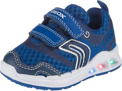 GEOX, Baby Sneakers Low Blinkies DAKIN BOY für Jungen, blau GEOX, Baby Sneakers Low Blinkies DAKIN BOY für Jungen, blau