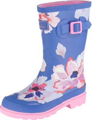 Gummistiefel Blue Large Floral für Mädchen