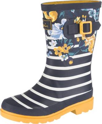 Gummistiefel Navy Botanical für Mädchen