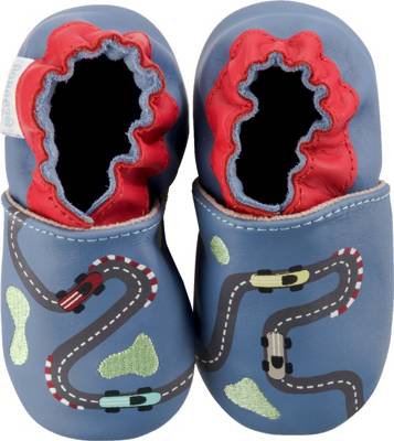 Krabbelschuhe SPEEDY CAR für Jungen, Auto