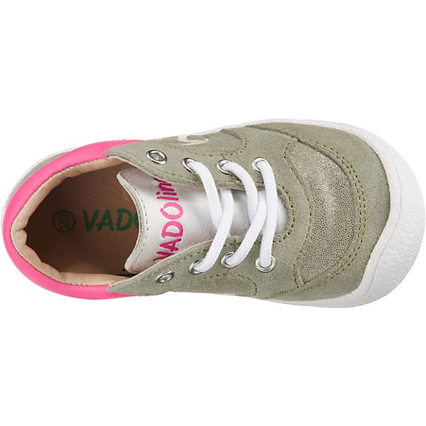 Schuhe Schnürschuhe VADO Lauflernschuhe SNEAK für Mädchen grün