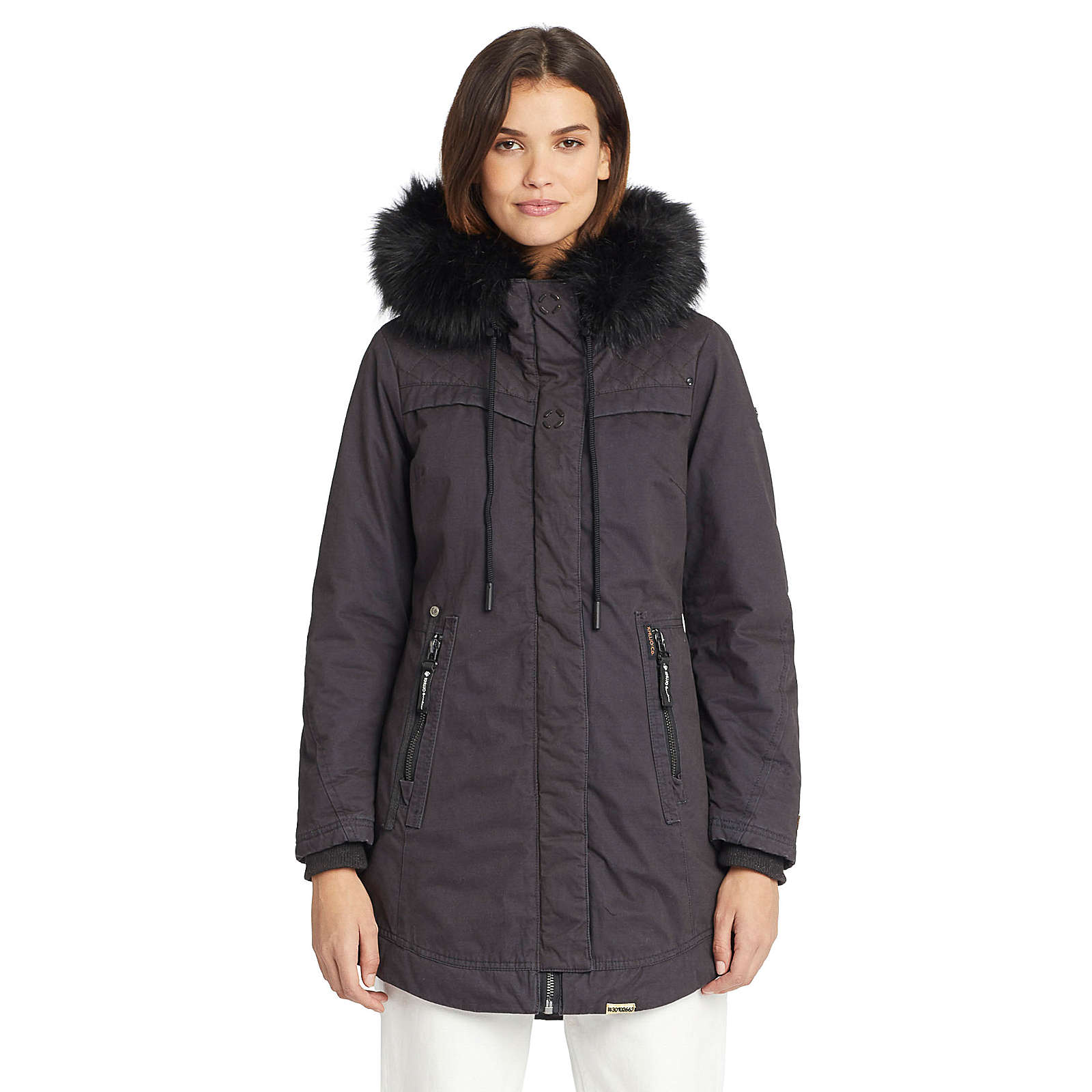 khujo Mantel BANITA Wintermäntel grau Damen Gr. 38 khujo Mantel BANITA Wintermäntel grau Damen Gr. 38
