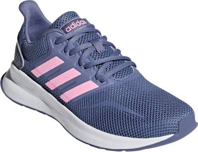 adidas Performance, Sneakers RUNFALCON K für Mädchen, grau/lila adidas Performance, Sneakers RUNFALCON K für Mädchen, grau/lila