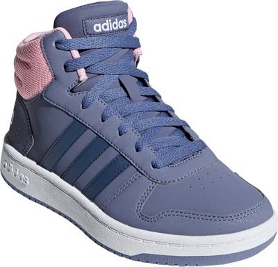 adidas Sport Inspired, Sneakers High HOOPS MID 2.0 K für Mädchen, flieder adidas Sport Inspired, Sneakers High HOOPS MID 2.0 K für Mädchen, flieder