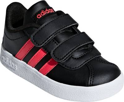 adidas Performance, Baby Sneakers VL COURT 2.0 CMF I für Mädchen, schwarzpink adidas Performance, Baby Sneakers VL COURT 2.0 CMF I für Mädchen, schwarzpink
