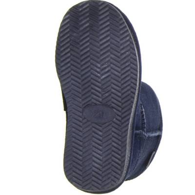 San Bernardo Kinder Winterstiefel Echtleder blau blau ZN8329