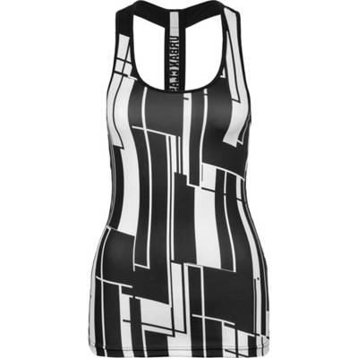 Urban Classics Graphic Sports Top Damen Tops schwarz/weiß