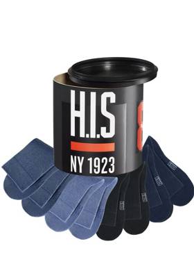 H.I.S Socken (8 Paar) Jeanstöne in der Geschenkdose